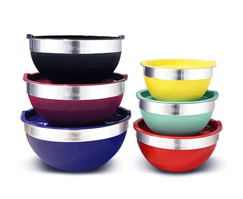 stainless steel box colored|Amazon.com: Colored Stainless Steel Bowls.